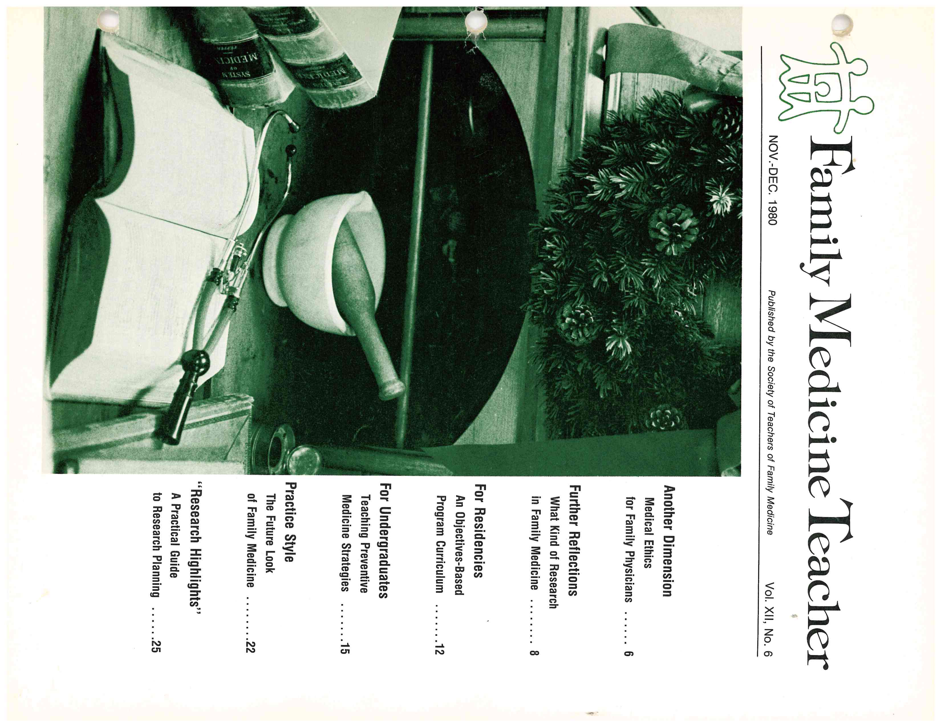 Family Medicine Teacher November 1980
