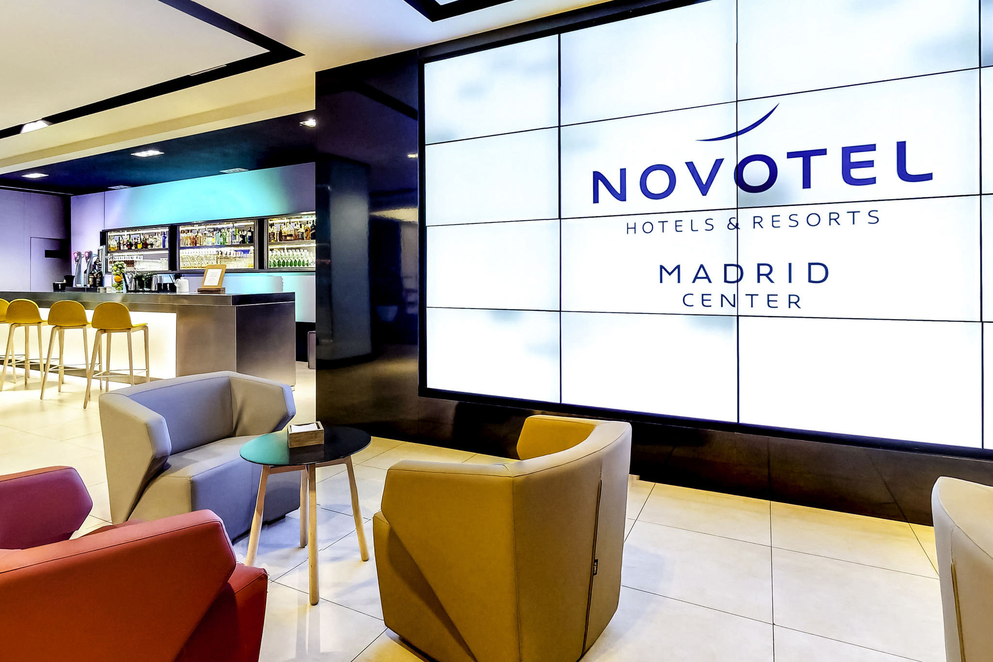 Novotel Madrid Center hotel lobby